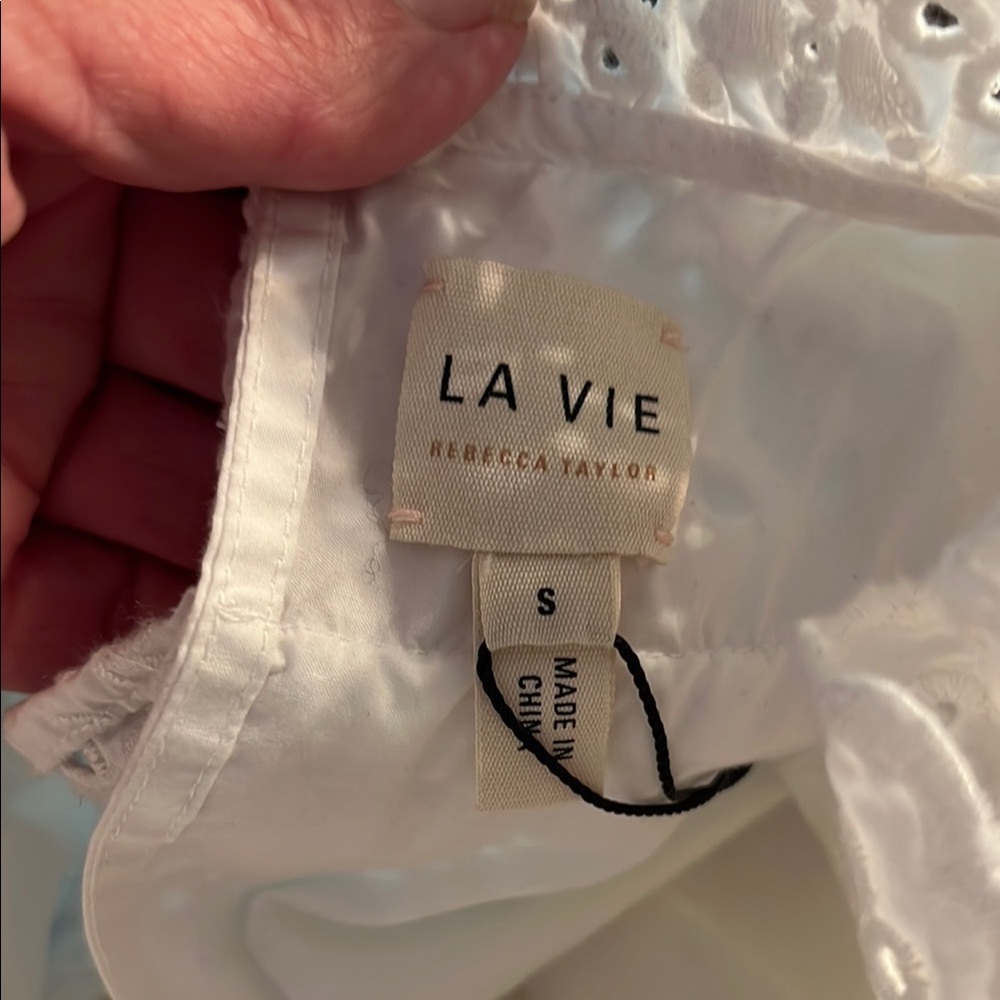 Rebecca Taylor White Ruffled Dress - Picture 4 of 11